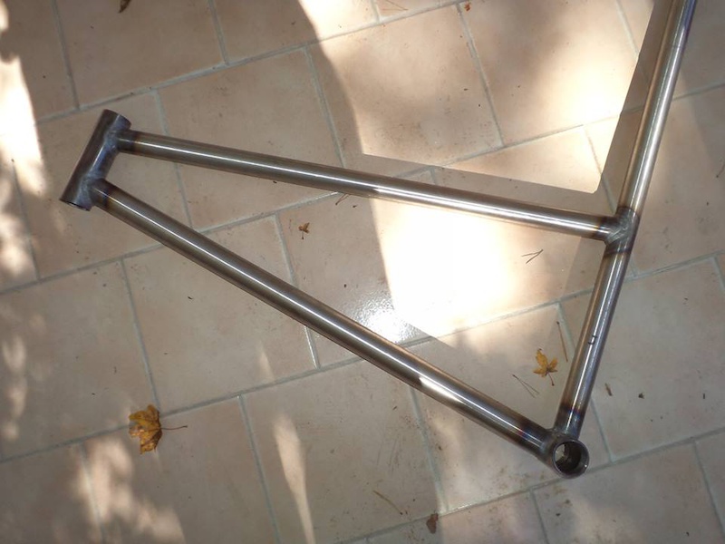 First part of the frame welded