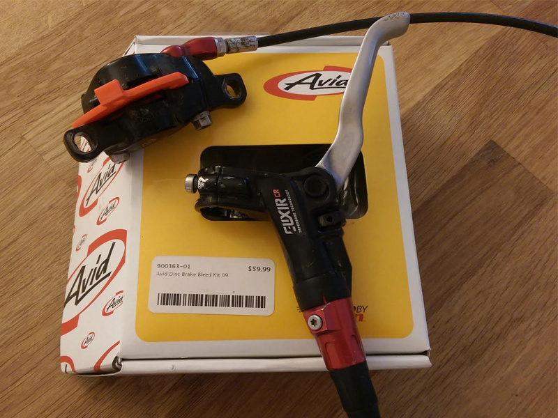 avid elixir brake bleed kit and used front Elixir CR brake. For Sale