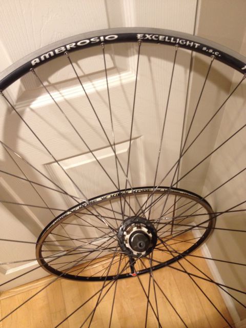 0 Campy Record/Ambrosio Excellight wheelset