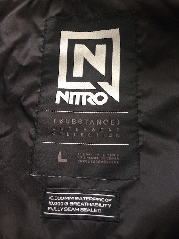 0 Brand New Nitro Generals Snowboard Jacket