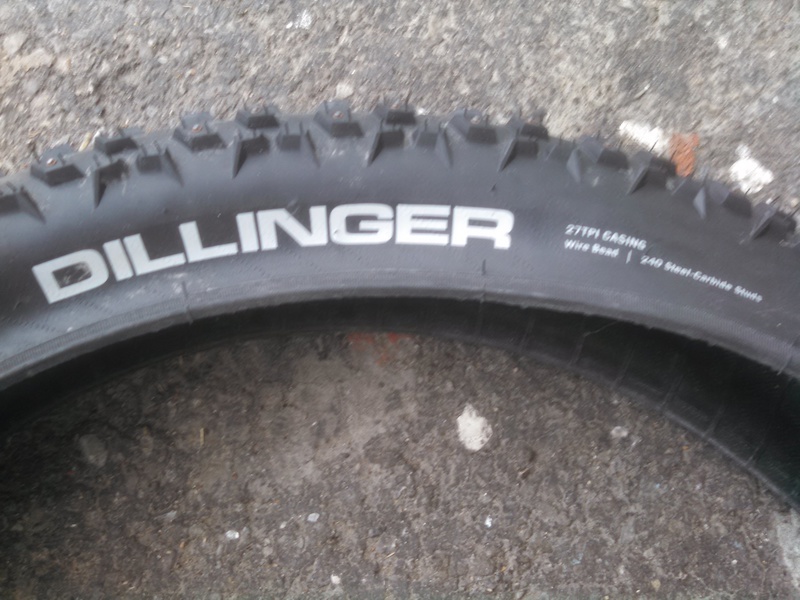 2014 45 North Dillinger 26 x 4.0 Studded Fatbike tires