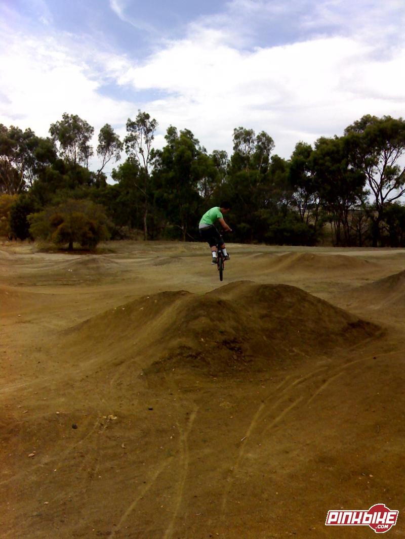 phile whiping a jump at ponds (was good whip)