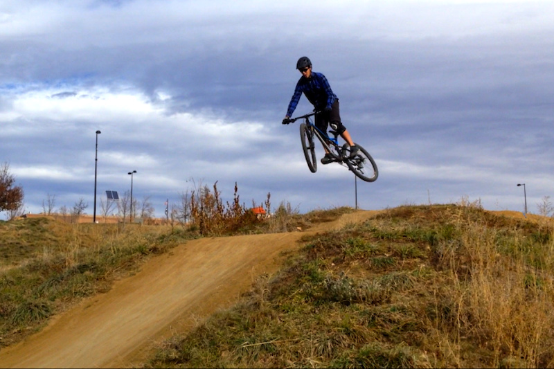 Endeavoring to prove that chubby kids and 29er's can jump.