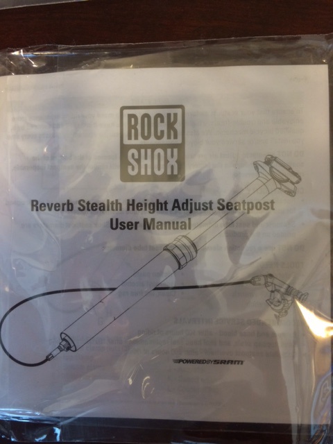 2013 Rock Shox Reverb Stealth 100mm 31.6mm Post