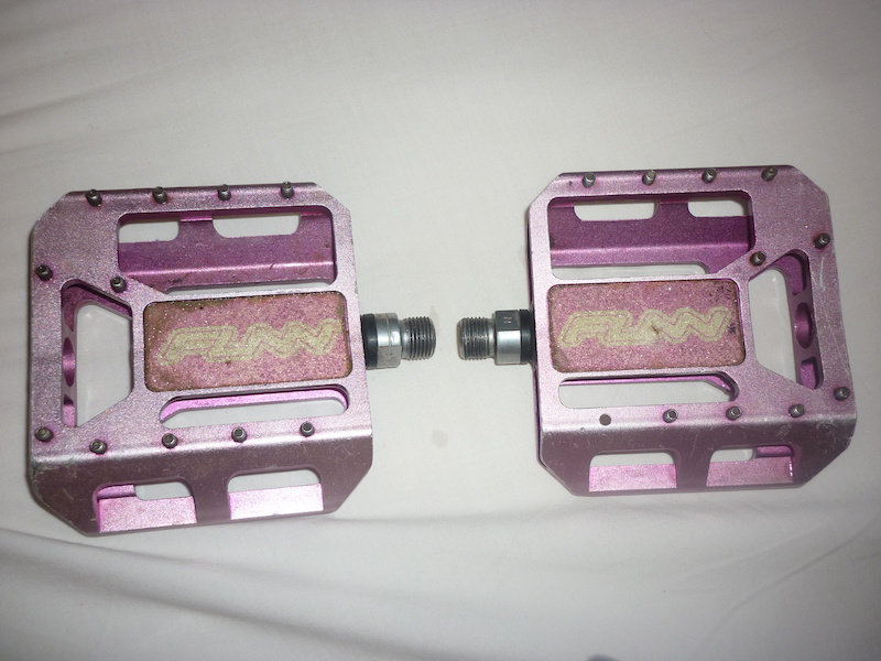0 pink funn flat pedals