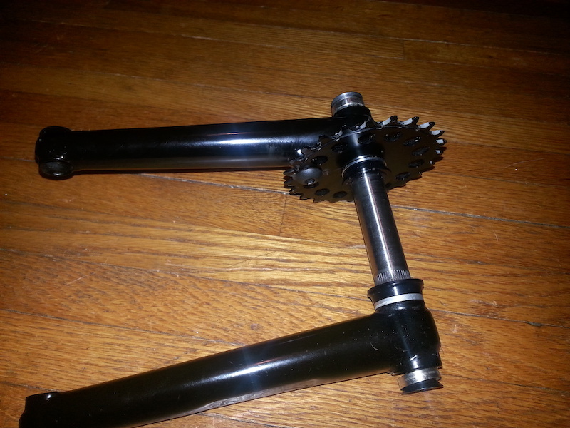 2014 Profile GDH Cranks with ti spindle, Euro BB, and 23t imperia