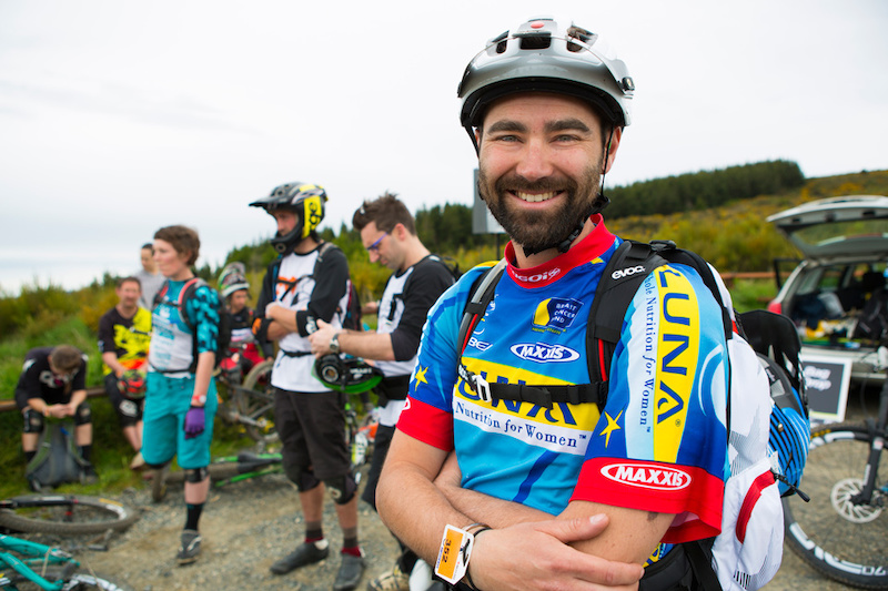 Zeph Wadsworth at the Urge 3 Peaks Enduro mountain bike race held in Dunedin, New Zealand, December 6-7, 2014.