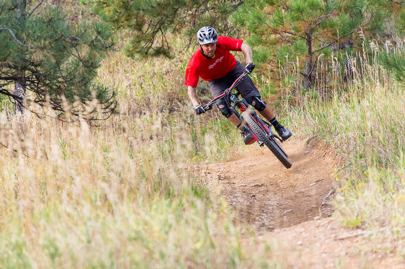 Nate Adams rides the Niner Bikes WFO 9 in Horsetooth Mountain Park near Fort Collins