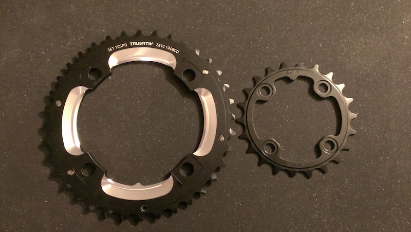 sram 36t 10spd truvativ 2x10 104bcd