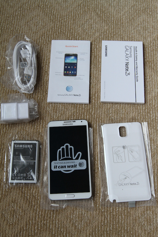 2014 New Samsung Note 3 (AT&amp;T N900A; White 32gb)