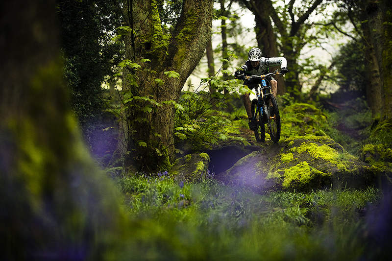 Young Hope rider Dan Hole on his local Yorkshire trails