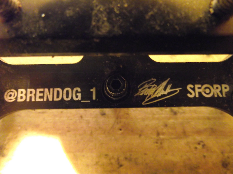 2014 DMR Vault Brendog edition pedals