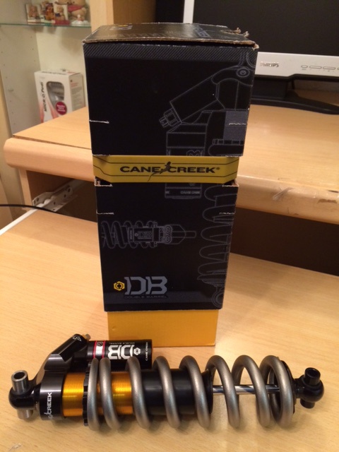 2014 cane creek db shock 9.5x3 and a 400x3 ti spring [ 887g ] TF TUNED
