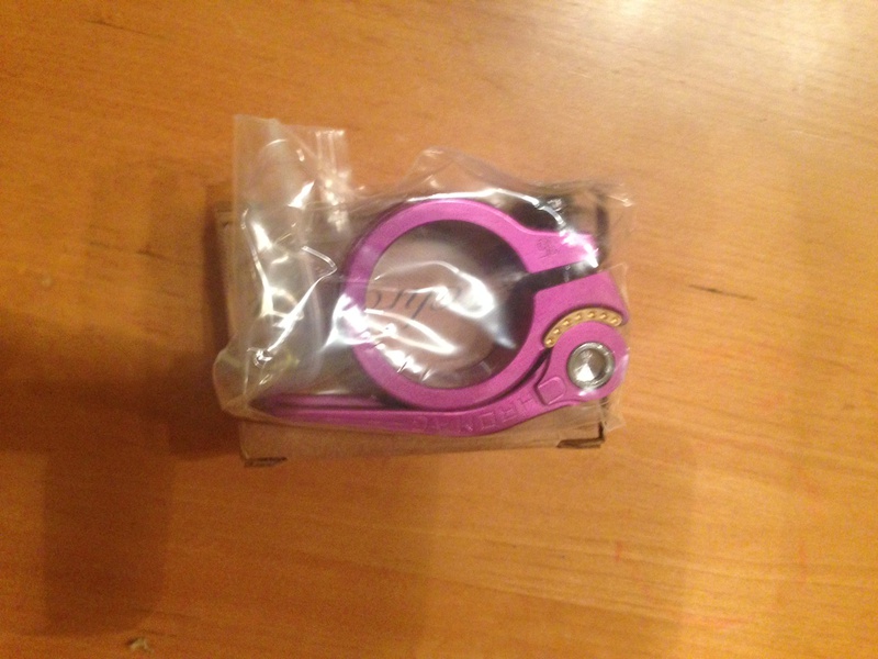 2013 Chromag Purple 35mm Quick Release Post Clamp