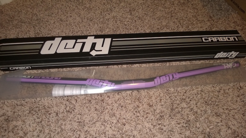 2014 Deity T-MO Enduro Carbon Bar PURPLE