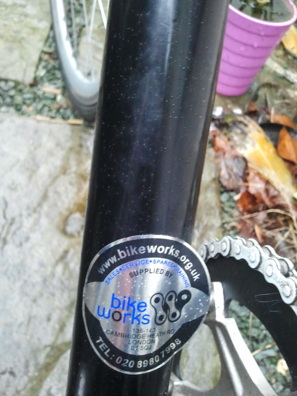 2012 Black Single/Fixed Speed Road Bike, Lock, Tools.