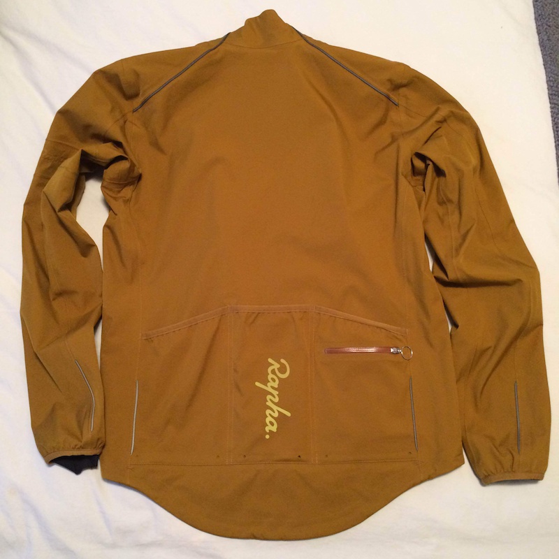 2013 Rapha hardshell jacket old gold small For Sale