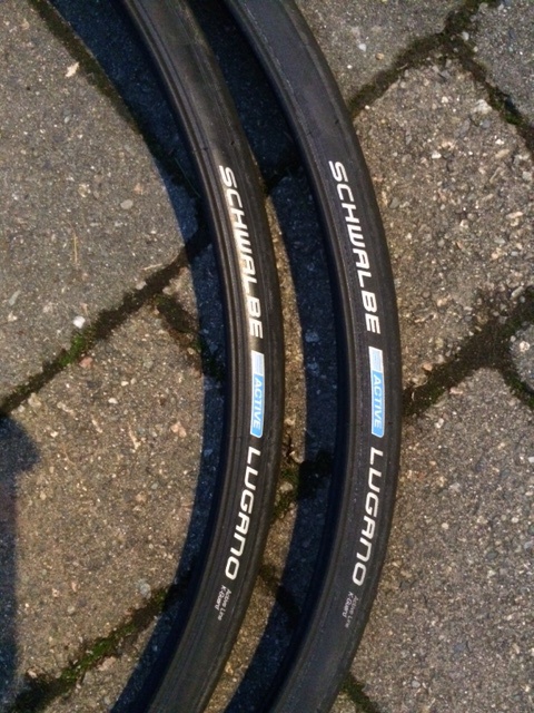 2015 Schwalbe Lugano 25 c tires