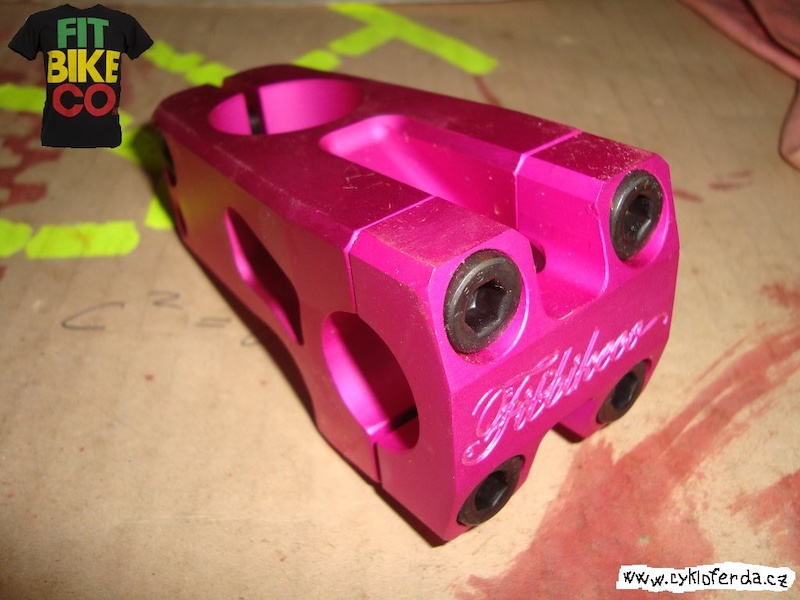 2012 Fit DLR stem, rare anodized pink