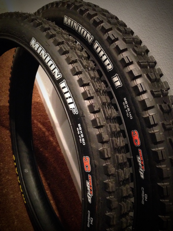 maxxis minion II TYRES 3C DH casing 2.4x26 DHF &amp;DHR