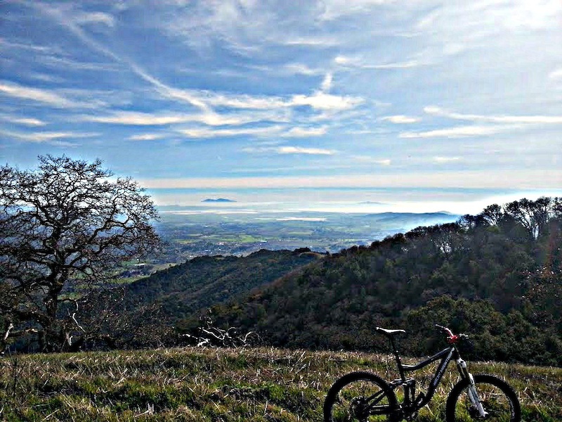 This over looks Sonoma Ca. and beyond that is the San Francisco Bay and Mt. Diablo.