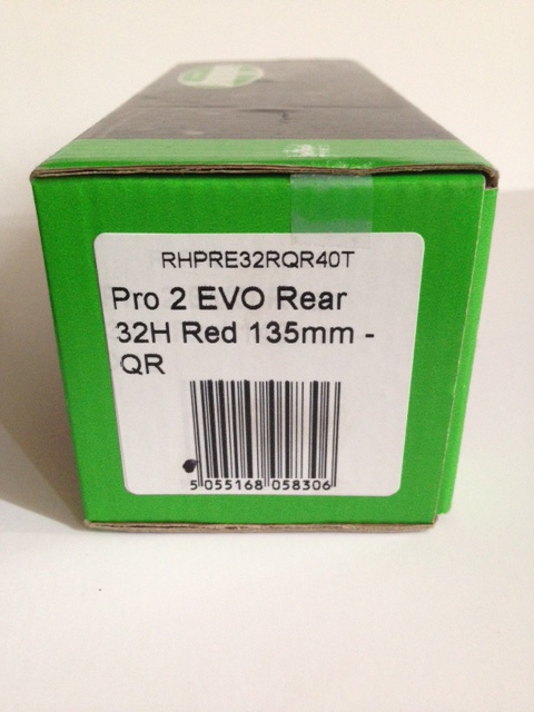 2015 NEW! - Hope Pro2 Evo Rear Disc Hub QR 135mm 32h - $180