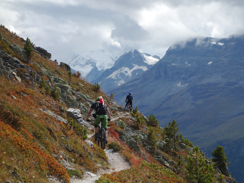 Швейцария горы MTB