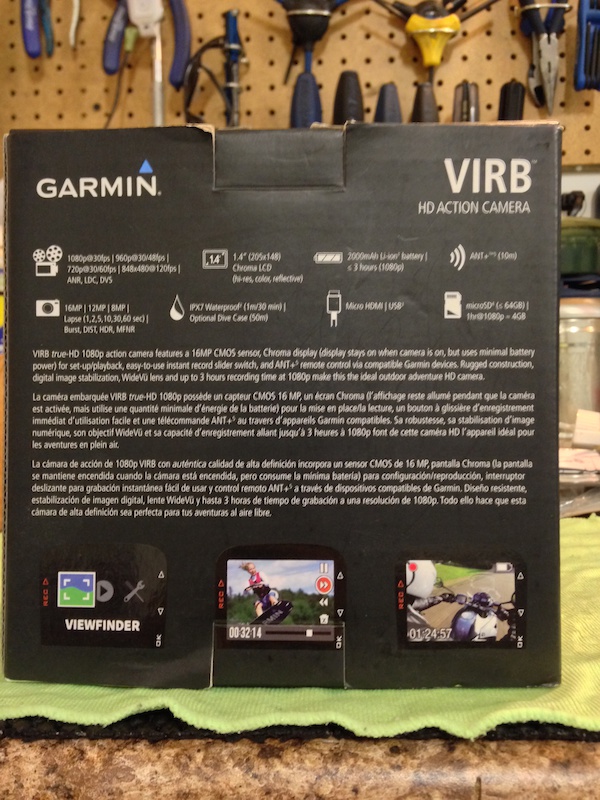 2014 Garmin Virb “Basic” Action Cam