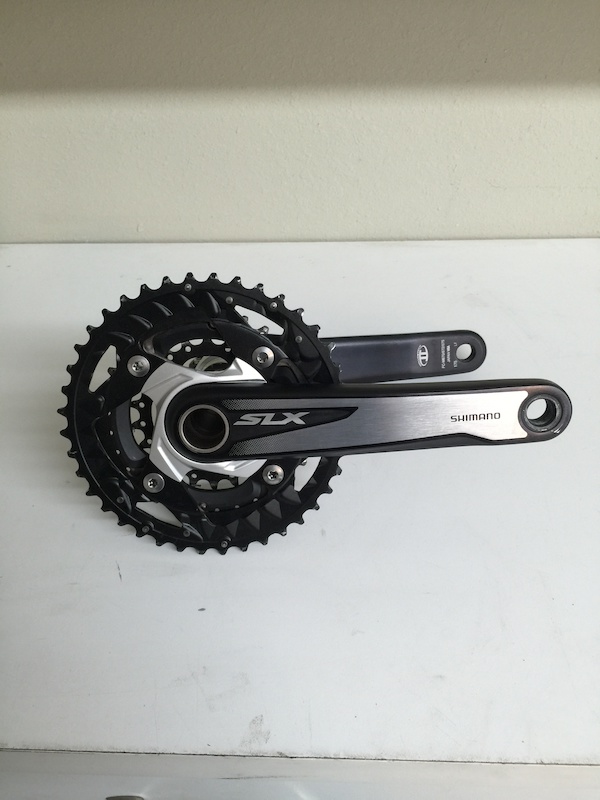 2014 shimano SLX 3X cranks and BB with SLX front derailleur and s