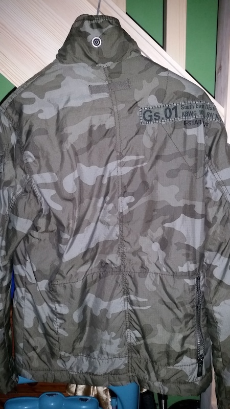 0 g star camo jacket med /large