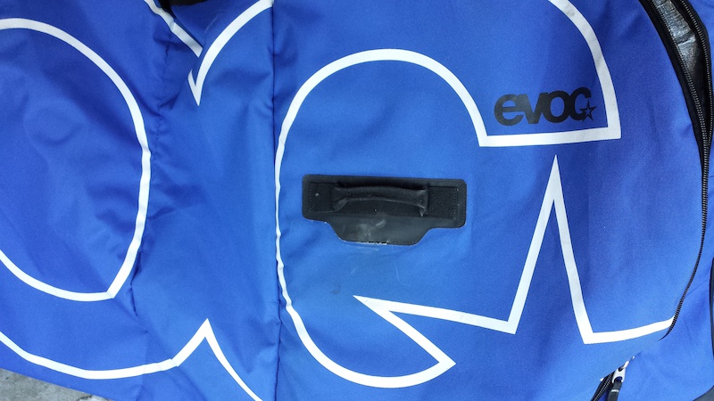 2014 Blue Evoc Bike bag with frame guard
