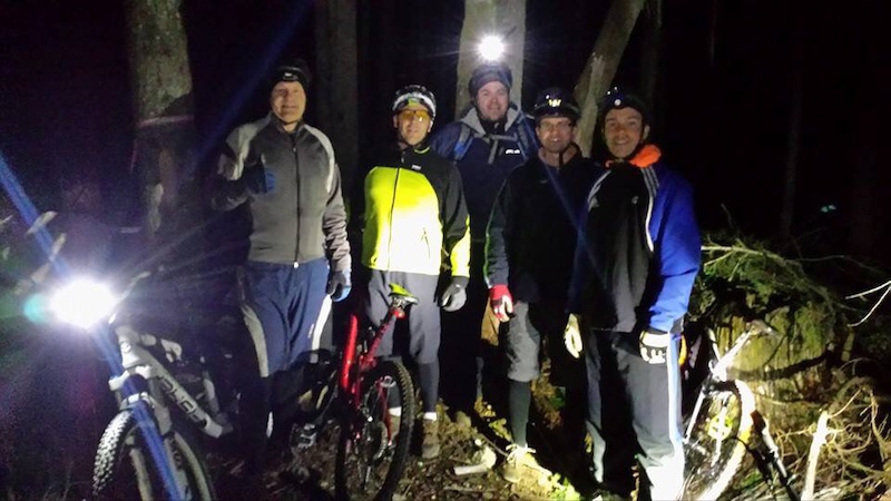 Night riders on bear mountain