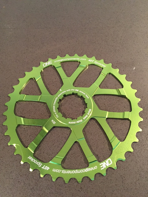 2014 OneUp 40T sprocket +16T