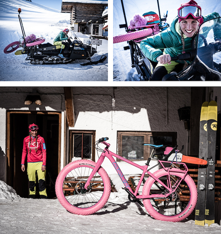 pink fat bike