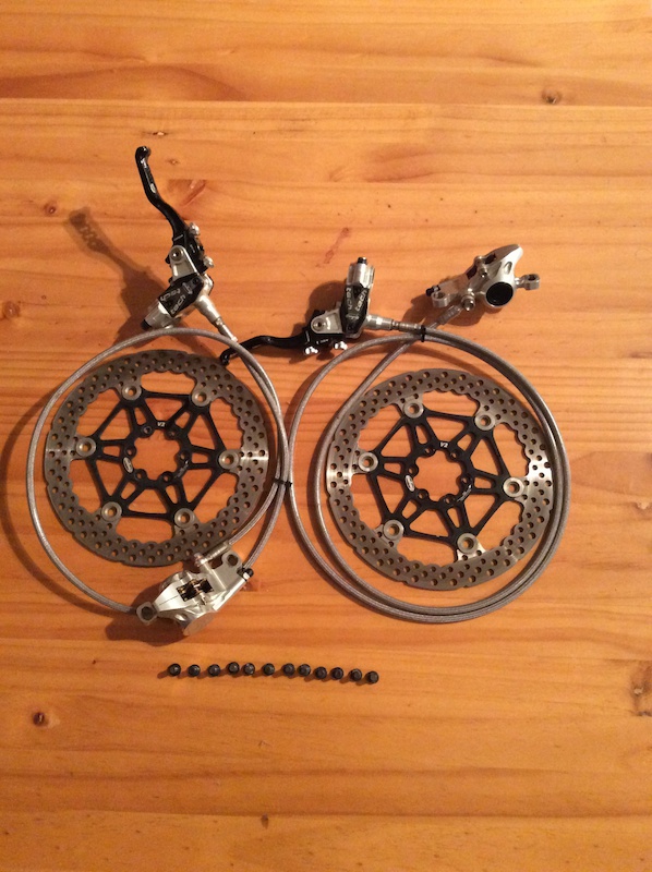 2013 Hope V2 Front &amp; Rear Brakes with 180mm Rotors