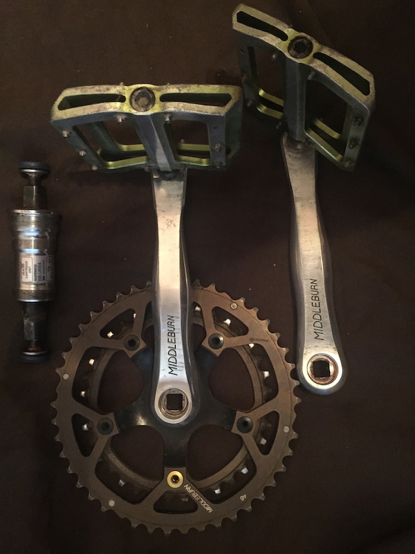 Middleburn RS7 crank set 110 BCD Spider For Sale