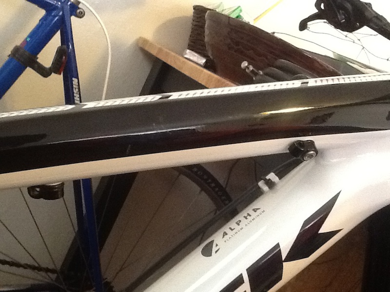scuffs on top tube