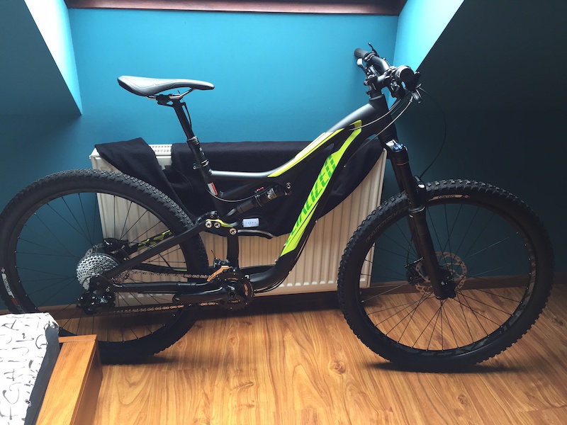 27.5 frame size Specialized Comp green New Stumpjumper size Evo 2015 M