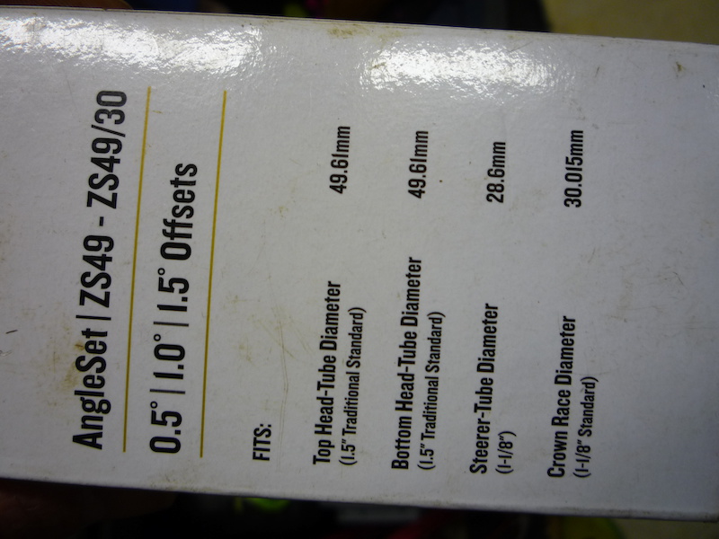 2013 Angleset CaneCreek 1.5 zs49 For Sale