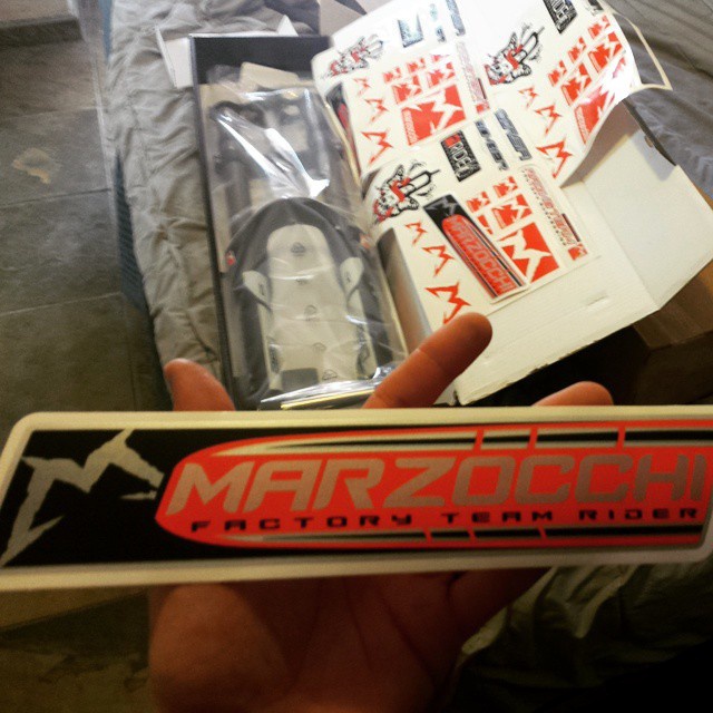 Marzocchi is hooking it up.  factory team rider kit.sick.