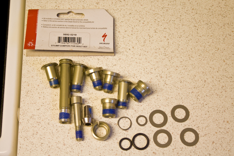 specialized fsr bolt kit