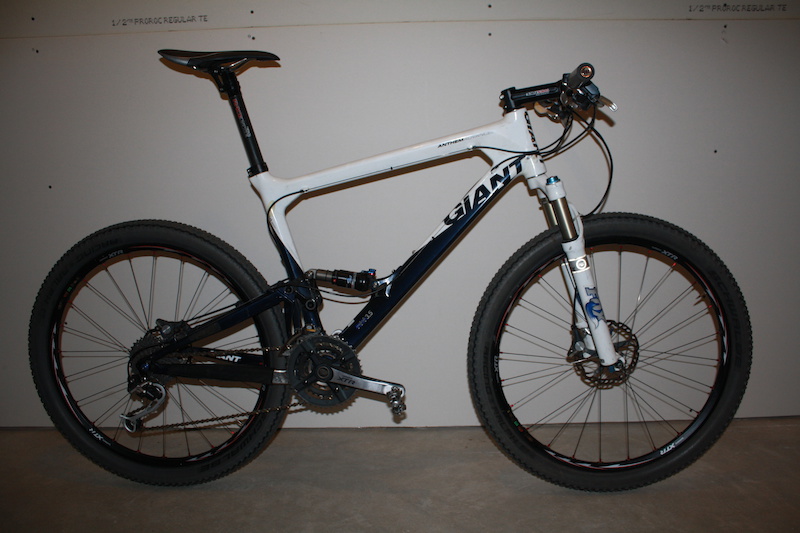 2008 Giant Anthem Advanced XTR full carbon frame mountain bike bi