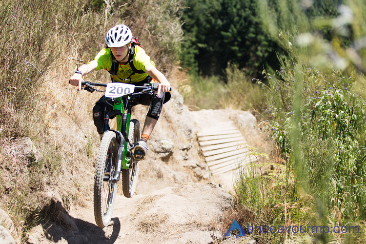 Racing at the Gravity Canterbury 2nd Round of the Enduro Series in Christchurch. Won the Under17s and finished 8th overall out of 70 riders. Photo Cred to Endeavour Media &amp; Photographics