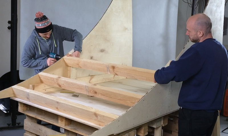 Using Dartmoor's Bike Box to Build a Wood Kicker