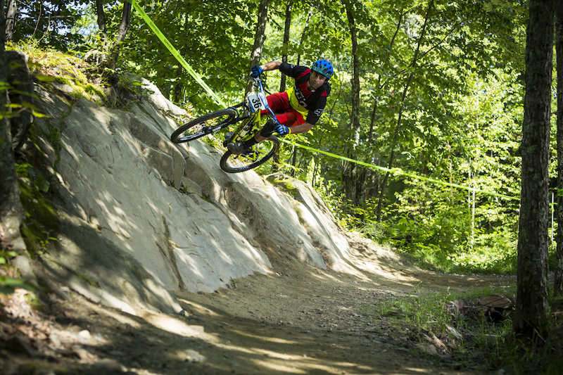 IdeRide's Knight Ide hitting the trails in Highland's OverMountain Enduro