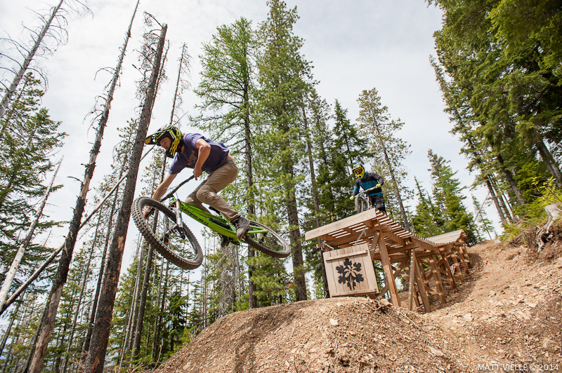 Lower Log Jammin Mountain Biking Trail Kellogg, Idaho