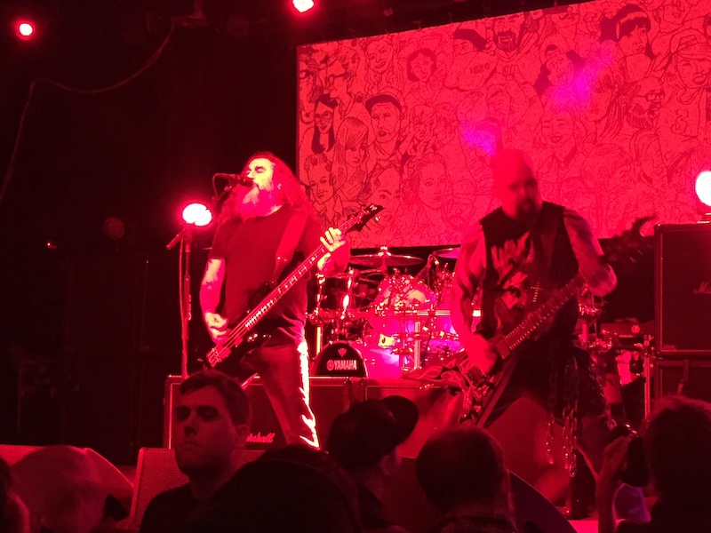 I got to see Slayer play last night at a small club in Cambridge Ma. f*ckING AMAZING 