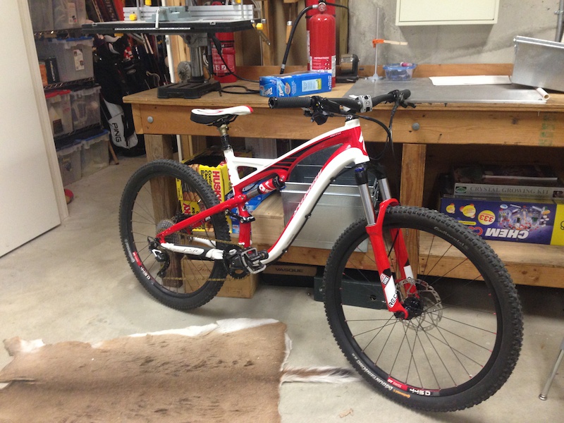 My new trail bike, its the specialized camber 26 with some upgrades like a dropper, SLX derailleur, and such.