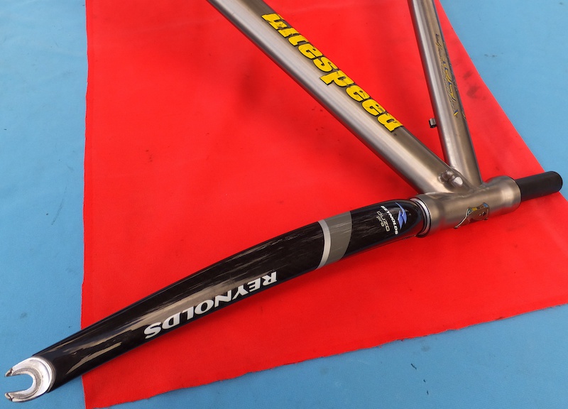 0 Litespeed Titanium Frame Saber Reynolds Carbon Ouzo Pro Fork