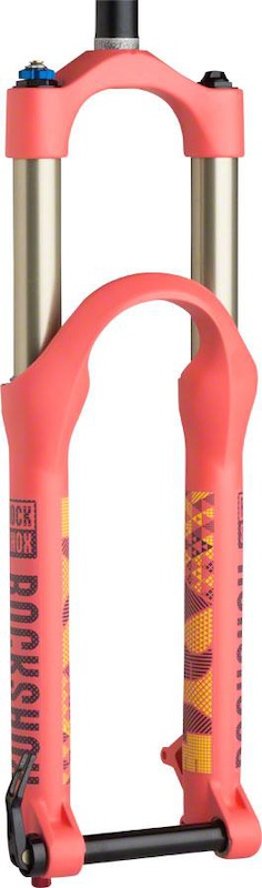 2014 New Rock Shox Argyle RCT Fork PIP Pink 140mm